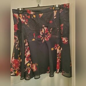 Reiss Floral Mini Skirt